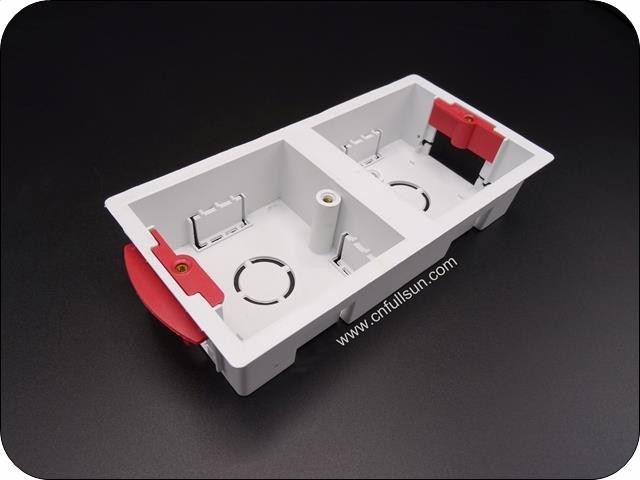 1 + 1 Dual Gang PVC Dry Podloga Box