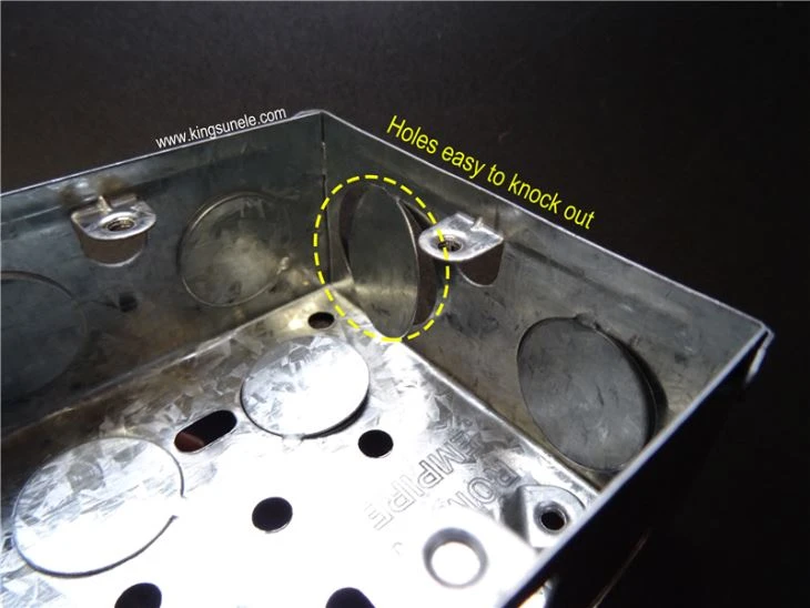 Dual Gang Metal Electrical Box